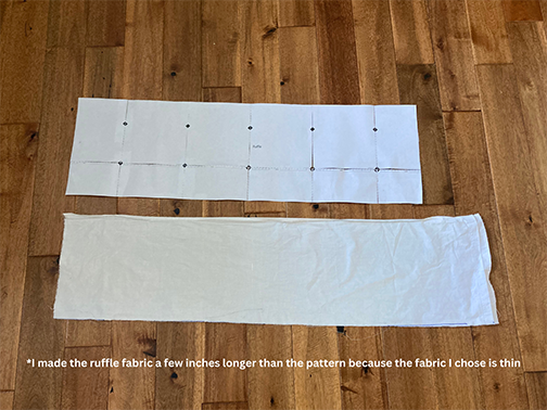 How to create a ruffle for this hand pillow 